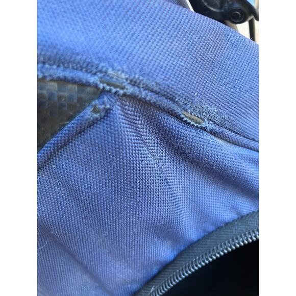 Subtle Patriot Golf Tier 1 Stand / Carry Bag 5-way Top Blue Used Pockets - Picture 7 of 12